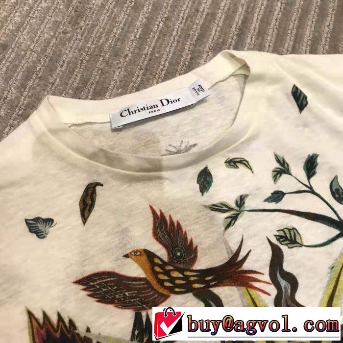 DIOR ディオール 半袖Tシャツ2019年春夏シーズンの人気 グッと大人っぽい印象に