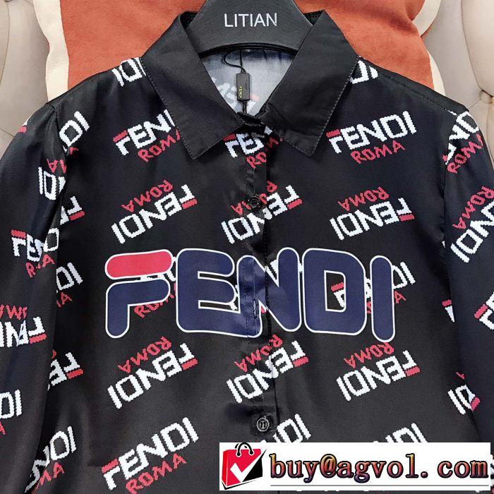 FENDI フェンディ 長袖 シャツ レディース 素敵なスタイルで夏の定番 2019年春夏流行ファッション