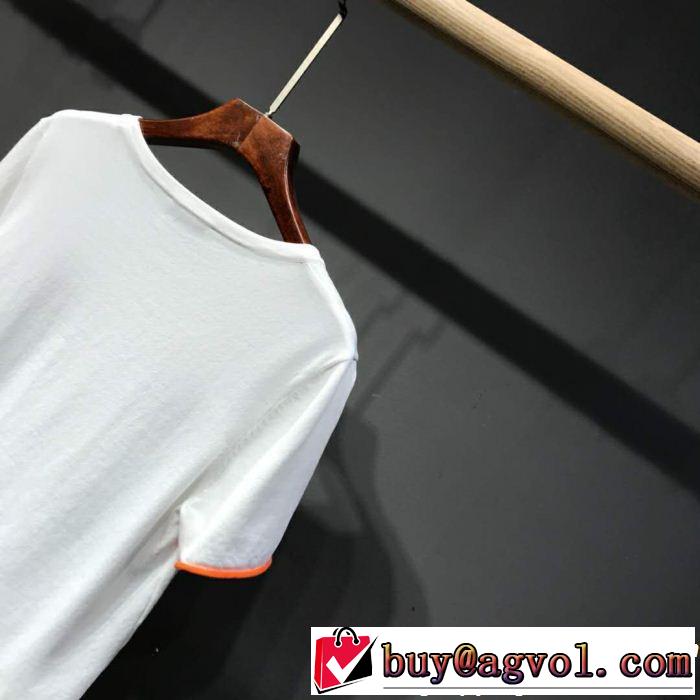 2019年春夏流行ファッション 最新のトレンドブランド人気的 HERMES エルメス 半袖Tシャツ