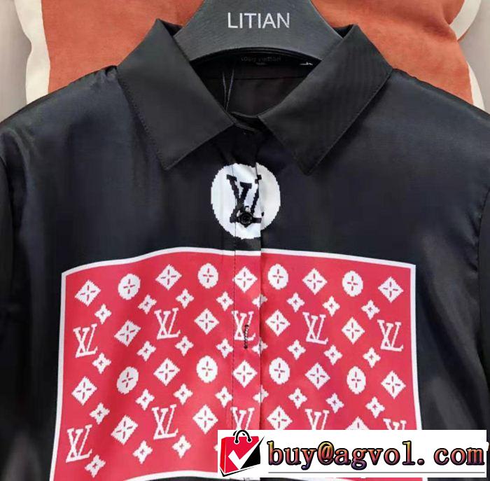 春夏！大人カジュアル 2019春夏トレンドアイテム LOUIS VUITTON ルイ ヴィトン 長袖 シャツ レディース