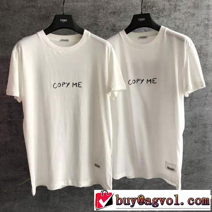 リラックススタイルが実現 2019年春夏のトレンドアイテム ミュウミュウ MIUMIU 半袖Tシャツ