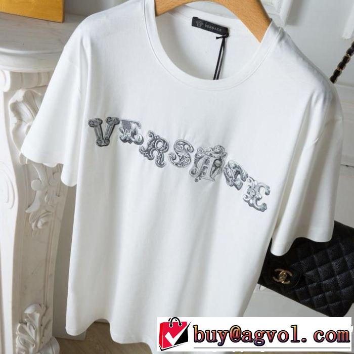2019春夏人気トレンドアイテム 最新のトレンドブランド人気的 VERSACE ヴェルサーチ 半袖Tシャツ