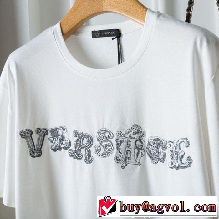 2019春夏人気トレンドアイテム 最新のトレンドブランド人気的 VERSACE ヴェルサーチ 半袖Tシャツ