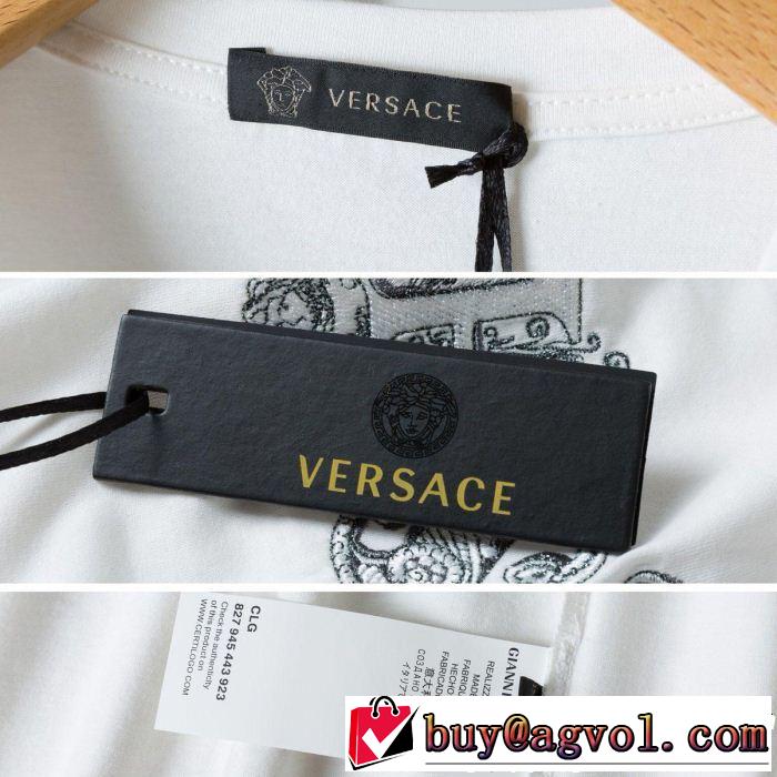 2019春夏人気トレンドアイテム 最新のトレンドブランド人気的 VERSACE ヴェルサーチ 半袖Tシャツ