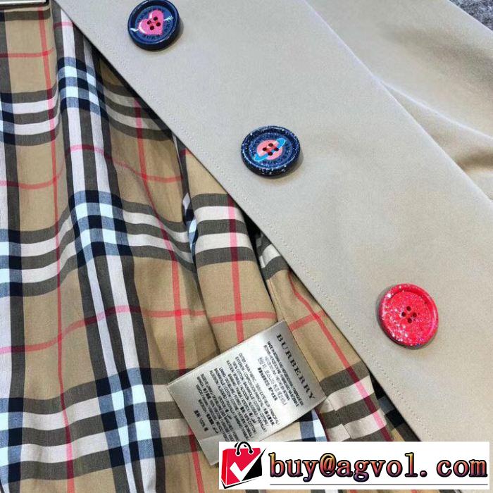 BURBERRY ロングコート新商品☆完売必至 バーバリー2019SS 最新先取りおしゃれなロゴ入り