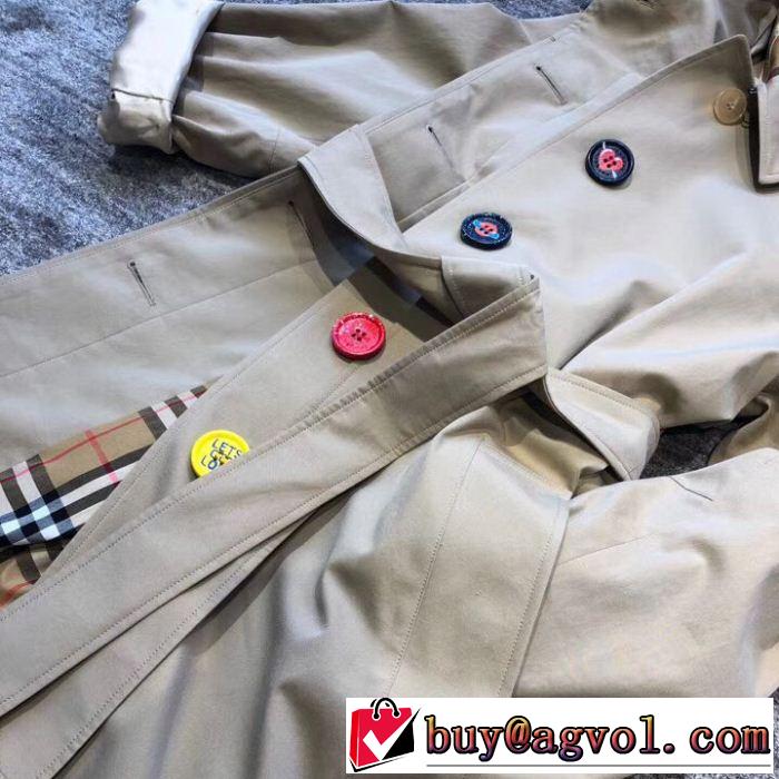 BURBERRY ロングコート新商品☆完売必至 バーバリー2019SS 最新先取りおしゃれなロゴ入り