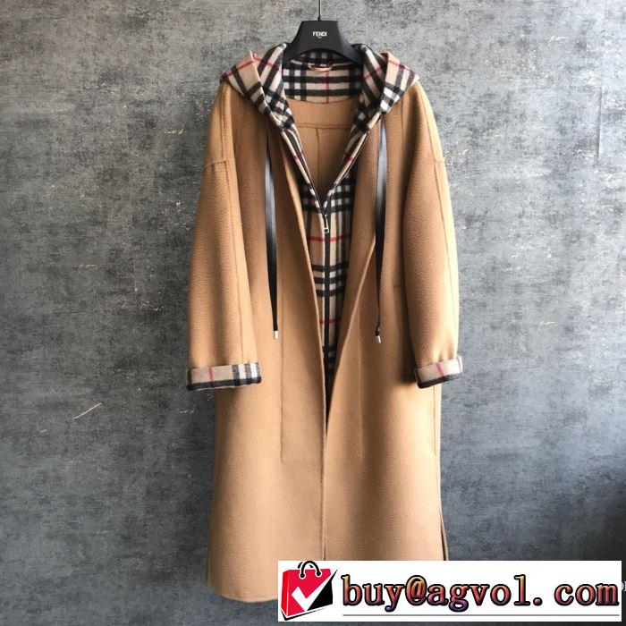 2色可選 秋冬ファッションコーディネート バーバリー 最重要！2019秋冬トレンド BURBERRY 人気ファッション雑誌でも掲載 トグルボタン付