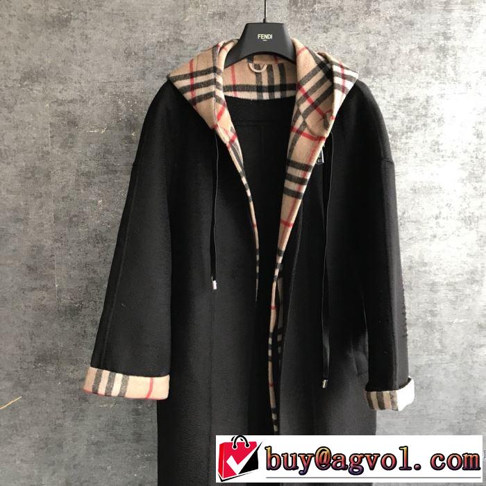 2色可選 秋冬ファッションコーディネート バーバリー 最重要！2019秋冬トレンド BURBERRY 人気ファッション雑誌でも掲載 トグルボタン付