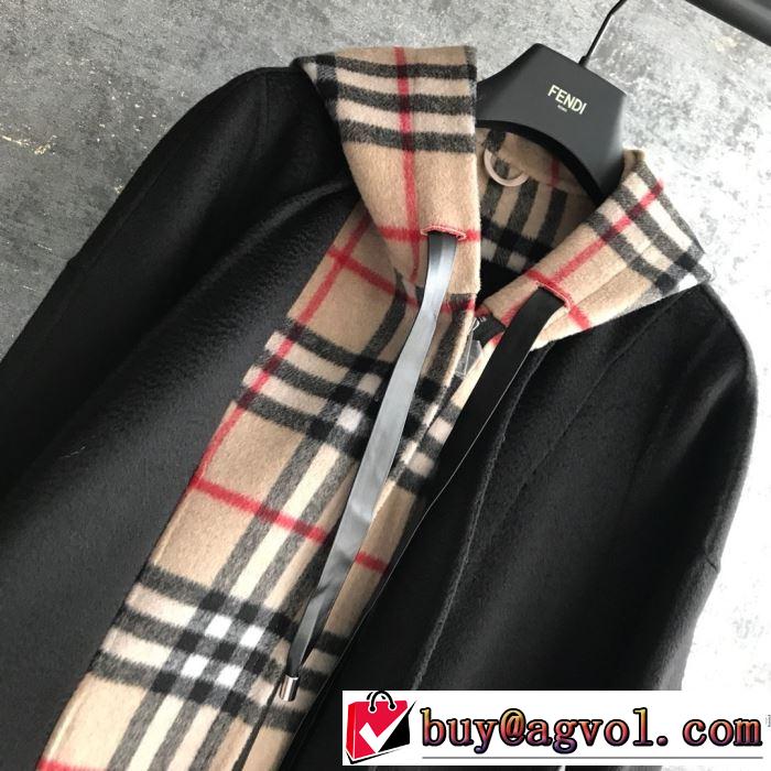 2色可選 秋冬ファッションコーディネート バーバリー 最重要！2019秋冬トレンド BURBERRY 人気ファッション雑誌でも掲載 トグルボタン付