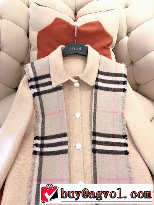 3色可選 とにかく完璧ブランド新作 バーバリー秋服コーデ2019年版  BURBERRY トッパーコート 大胆なチェックの人気トレンド