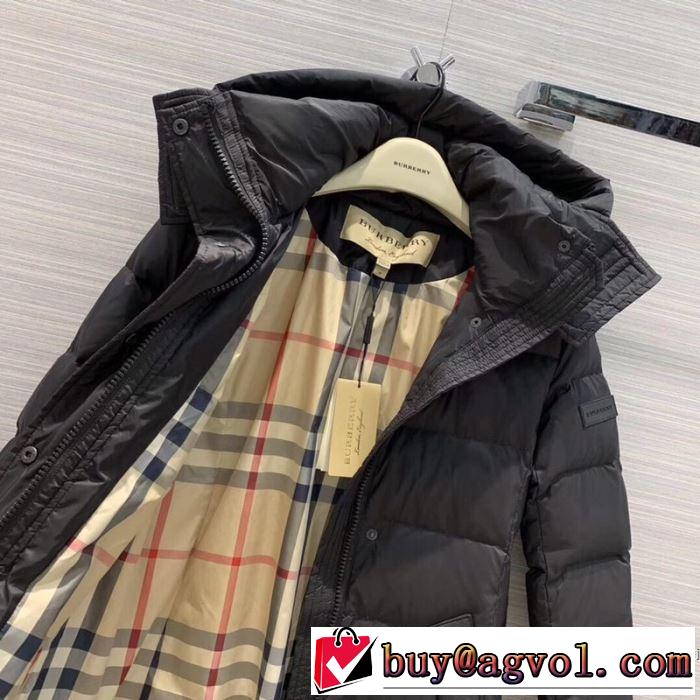 バーバリー BURBERRY 最新秋冬トレンドをチェック！2019-20秋冬 2色可選 絶対おさえるべきカラーと最新 ダウンジャケット やっぱり優しい色