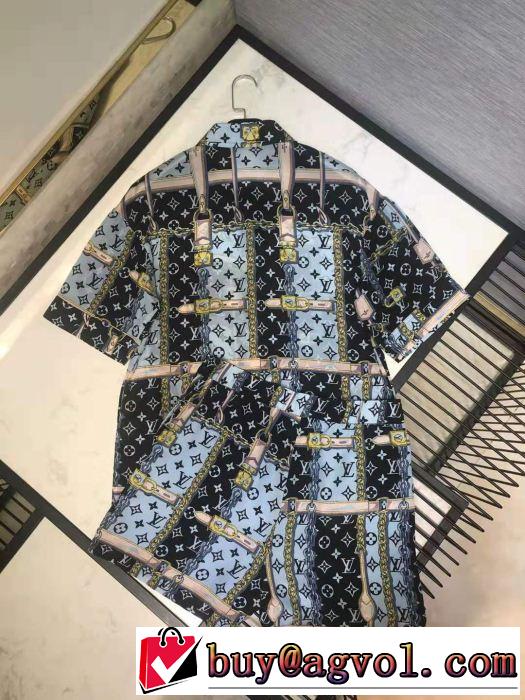 2019春夏人気トレンドアイテム ルイ ヴィトンキレイめ感が強い LOUIS VUITTON 上下セット