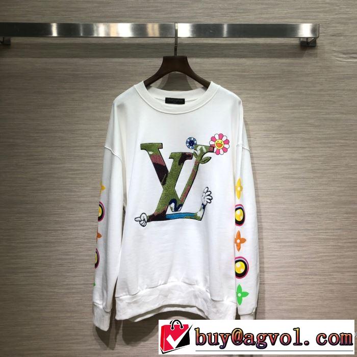 最高にCOOL秋冬新作　2色可選　ルイ ヴィトン LOUIS VUITTON　最速2019秋冬トレンドブランド　プルオーバーパーカー