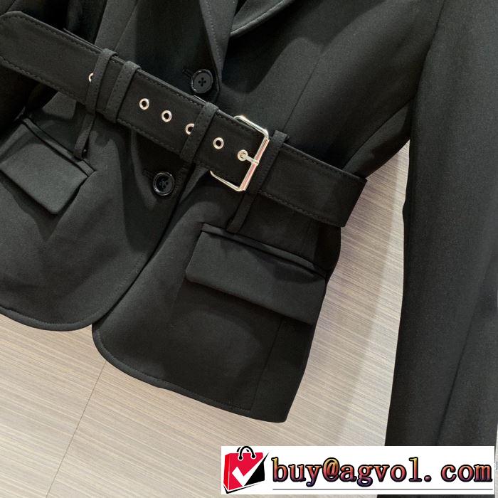 ハーフコート　秋にはやる最新作を先取り　プラダ 2019秋冬トレンドアイテム　PRADA さわやかに新品おすすめ　