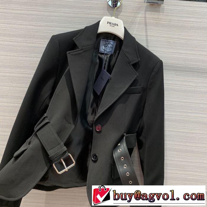 ハーフコート　秋にはやる最新作を先取り　プラダ 2019秋冬トレンドアイテム　PRADA さわやかに新品おすすめ　