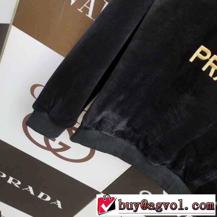 上下セット　秋ファションのトレンド　3色可選　2019秋に注目したい　プラダ PRADA　おしゃれさんはいち早く取り　