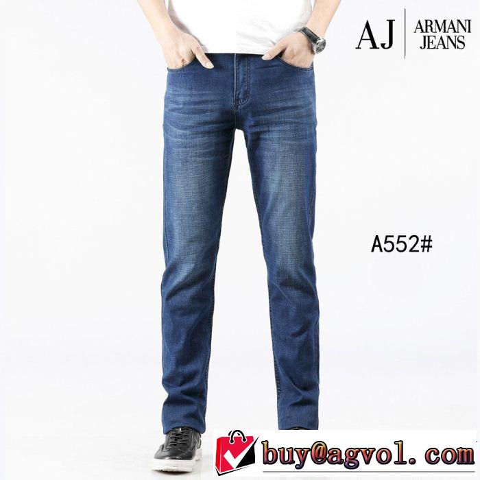 2019年の春夏に着たい 透け感優しい アルマーニ ARMANI ストレートデニムパンツ 爽やかさ