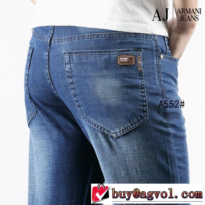 2019年の春夏に着たい 透け感優しい アルマーニ ARMANI ストレートデニムパンツ 爽やかさ