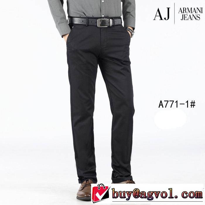 2019即旬な装いに サラサラの着心地 リッチな印象に アルマーニ ARMANI チノパン 2色可選