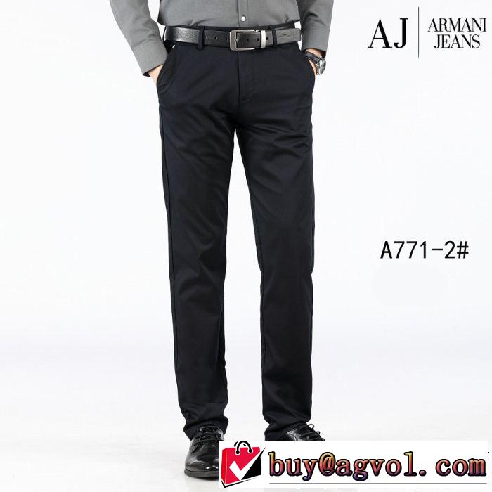2019即旬な装いに サラサラの着心地 リッチな印象に アルマーニ ARMANI チノパン 2色可選