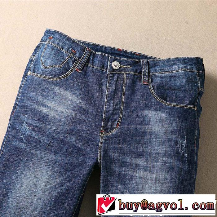 2019SSのトレンド商品 アルマーニ ARMANI ストレートデニムパンツ 今旬のシルエットバランス