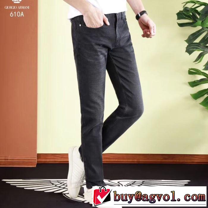 2019年夏の一押しファッションアイテム アルマーニ ARMANI 人気ストリートブランド新品 デニムパンツ
