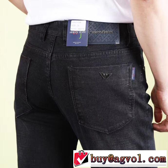 2019年夏の一押しファッションアイテム アルマーニ ARMANI 人気ストリートブランド新品 デニムパンツ