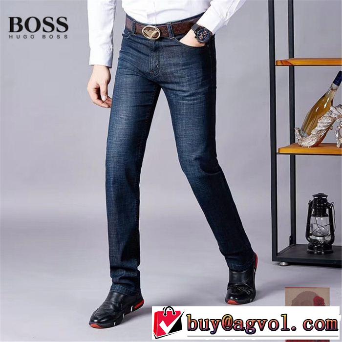 ヒューゴボス HUGO BOSS 2019夏ファション新品 デニムパンツ  季節をまたい新作アイテム