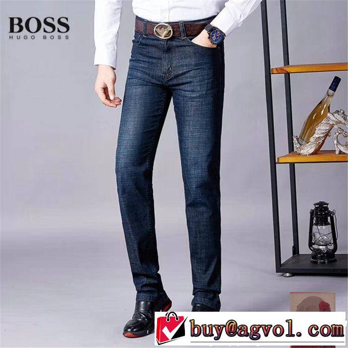 ヒューゴボス HUGO BOSS 2019夏ファション新品 デニムパンツ  季節をまたい新作アイテム