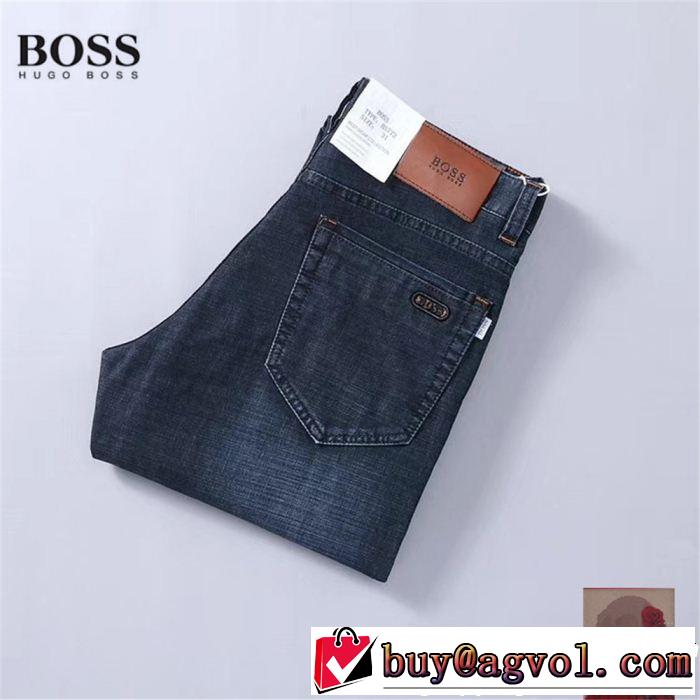 ヒューゴボス HUGO BOSS 2019夏ファション新品 デニムパンツ  季節をまたい新作アイテム