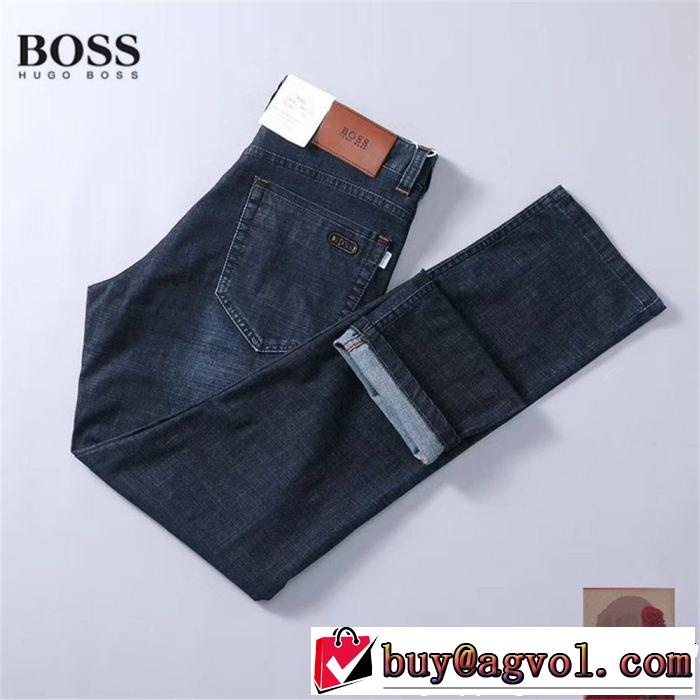 ヒューゴボス HUGO BOSS 2019夏ファション新品 デニムパンツ  季節をまたい新作アイテム