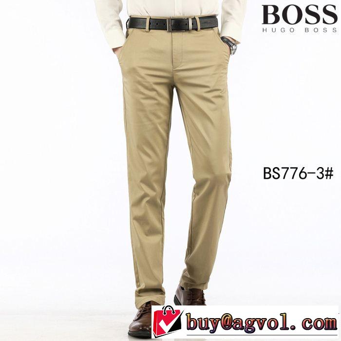 2019春夏人気トレンドアイテム チノパン 2色可選 ゆったり感のあるアイテム HUGO BOSS