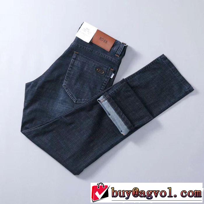 ストレートデニムパンツ 2019年の春夏に着たい HUGO BOSS ヒューゴボス 今風の着こなし新品
