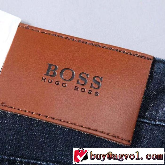 ストレートデニムパンツ 2019年の春夏に着たい HUGO BOSS ヒューゴボス 今風の着こなし新品