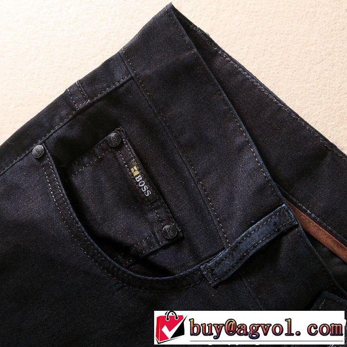 テーパードデニムパンツ ヒューゴボス HUGO BOSS 2019年春夏流行ファッション 派手すぎず