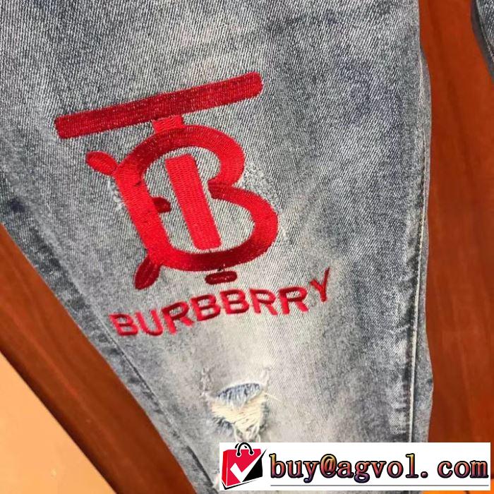 トレンド感があって涼しげ バーバリー BURBERRY  着回し力も抜群です！ ジーパン パンツ 2019SS