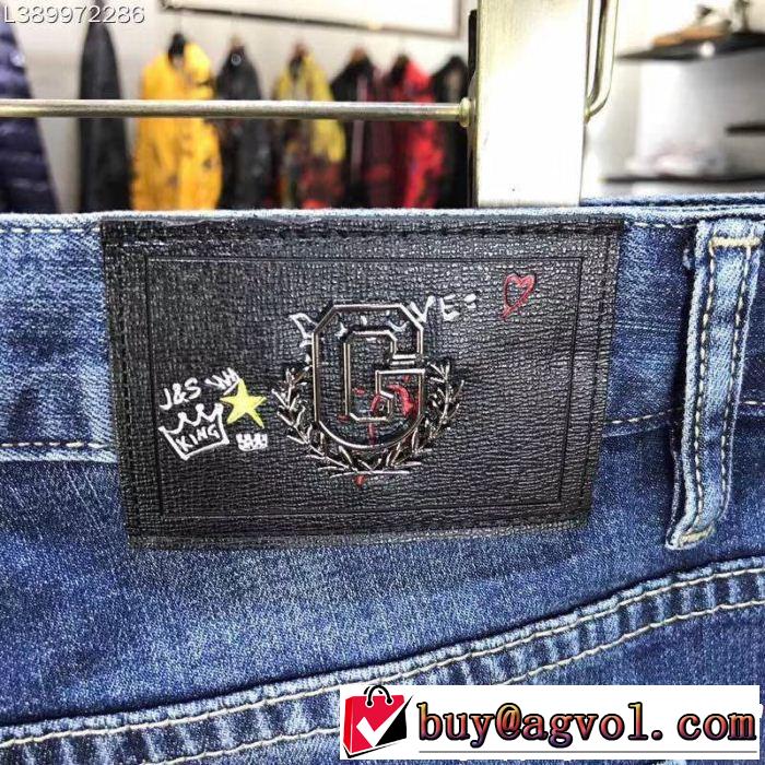 デニムパンツ  ドルチェ＆ガッバーナ優しげ人気アイテム  Dolce&Gabbana 春夏の流行り2019新品