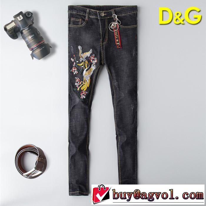 おしゃれ上級者に挑戦 ドルチェ＆ガッバーナ Dolce&Gabbana 海外セレブは大人気 デニムパンツ 2019SS