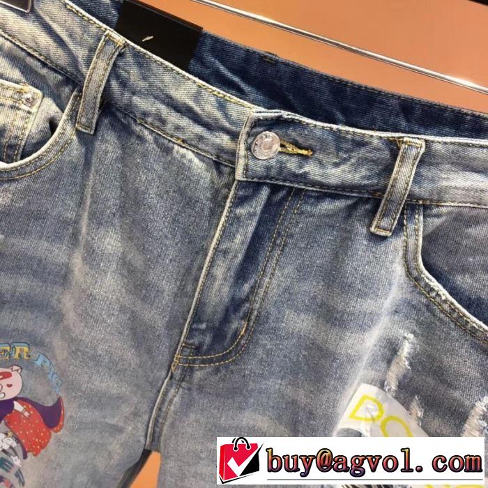 クールな印象を引き立て ドルチェ＆ガッバーナ Dolce&Gabbana 2019SS デニムパンツ夏ファッションのおすすめ