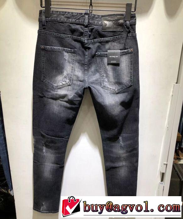 2019春夏人気トレンドアイテム ディースクエアード DSQUARED2 テーパードデニムパンツ