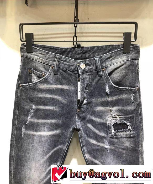 2019春夏人気トレンドアイテム ディースクエアード DSQUARED2 テーパードデニムパンツ