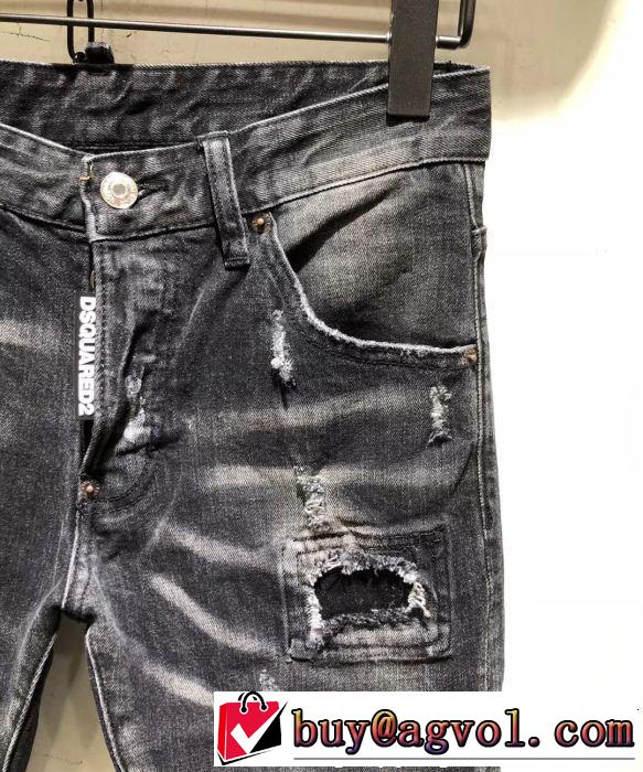 2019春夏人気トレンドアイテム ディースクエアード DSQUARED2 テーパードデニムパンツ
