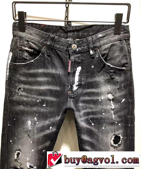 《2019年》今、注目のストリート ディースクエアード DSQUARED2 テーパードデニムパンツ