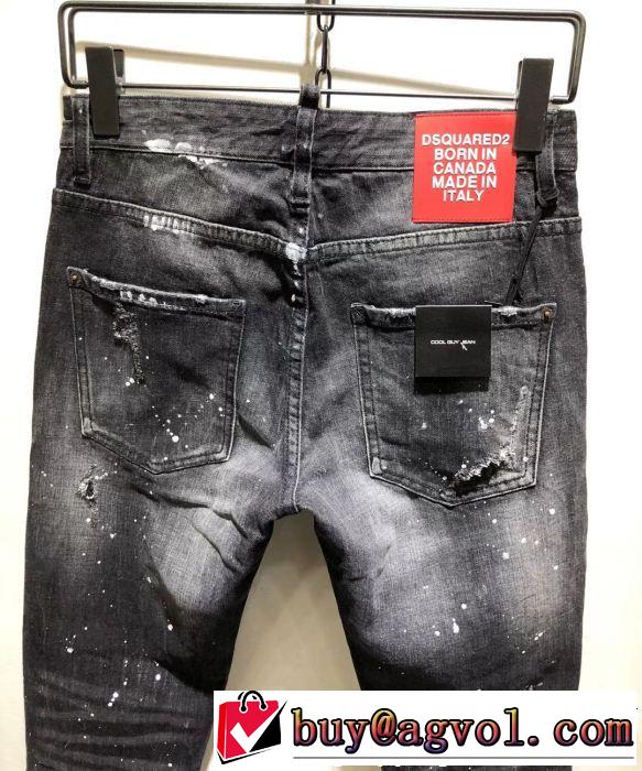 《2019年》今、注目のストリート ディースクエアード DSQUARED2 テーパードデニムパンツ