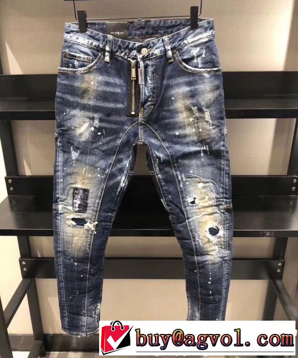 DSQUARED2 テーパードデニムパンツ 2019SSのトレンド商品 今っぽく新作アイテム ディースクエアード