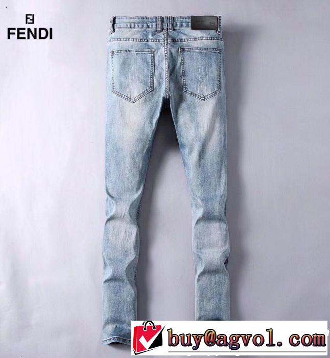FENDI フェンディ ストレートデニムパンツ 2019夏色っぽさ きちんと感が抜群