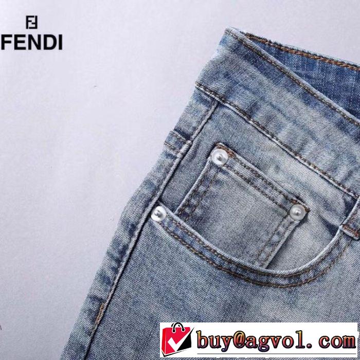 FENDI フェンディ ストレートデニムパンツ 2019夏色っぽさ きちんと感が抜群