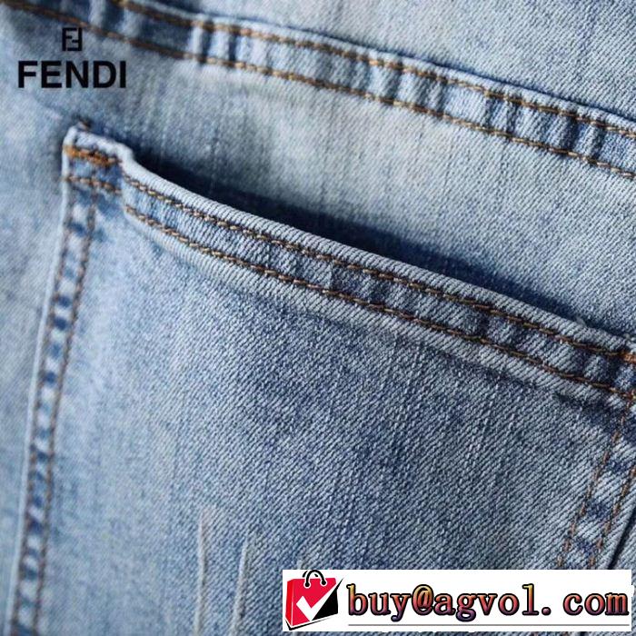 FENDI フェンディ ストレートデニムパンツ 2019夏色っぽさ きちんと感が抜群
