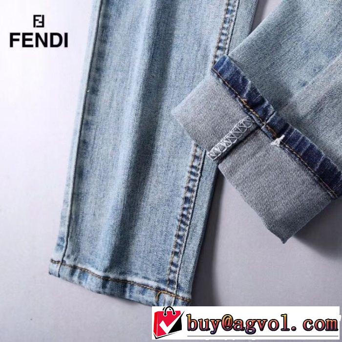 FENDI フェンディ ストレートデニムパンツ 2019夏色っぽさ きちんと感が抜群