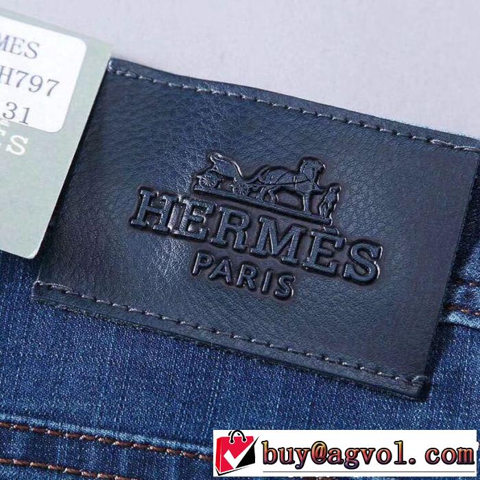 HERMES ストレートデニムパンツ エルメス 2019春夏も引き続きトレンド キレイめ感が強い